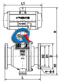 固定（dìng）式氣動球閥 (配AT執（zhí）行（háng）器)